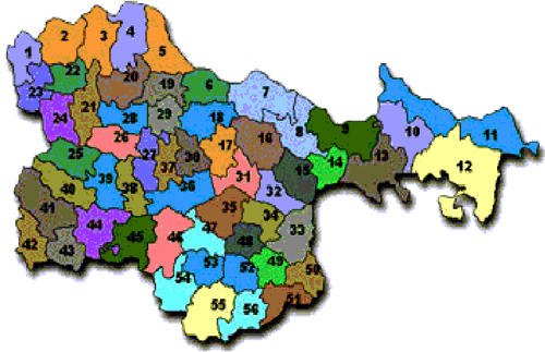 Karimnagar District Map